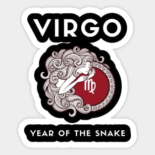 VIRGO / Year of the SNAKE Sticker